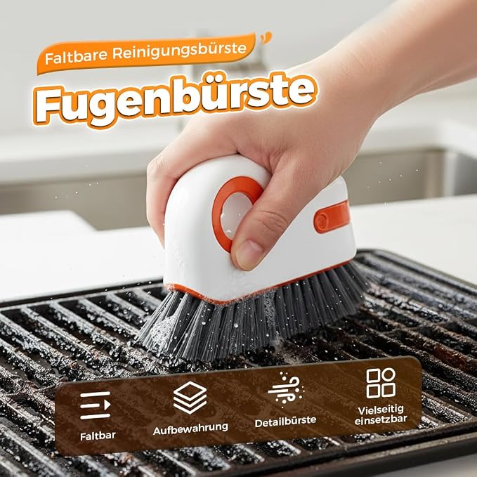 Window Groove Cleaning Brush, 2026 Upgrade 2 in 1 Multifunction Hard Bristle - Image 2
