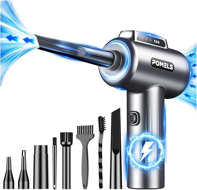 Compressed Air Duster, 110000RPM Ultra-Powerful Electric Air Duster by Unknown