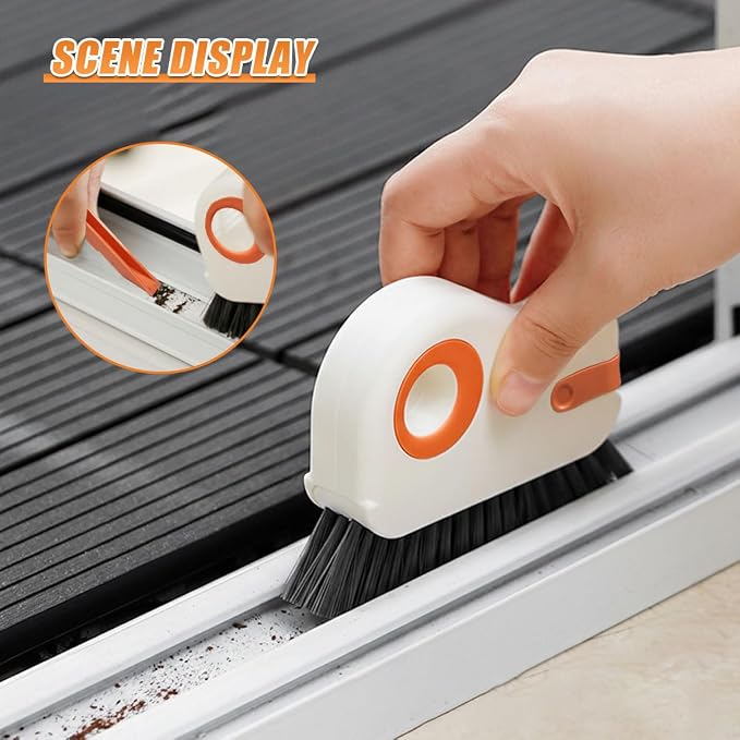 YoRise 2 in 1 Car Groove Cleaning Brush, Universal Auto Door Crevice Cleaning - Image 5