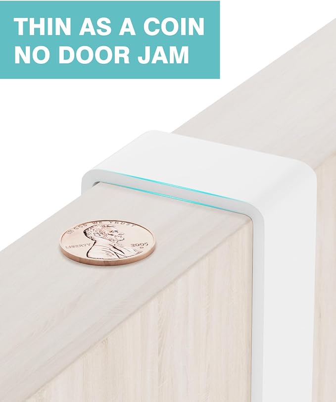 Mop and Broom Holder Wall Mount, No Drill Over the Door Broom and Mop Holder - Image 3