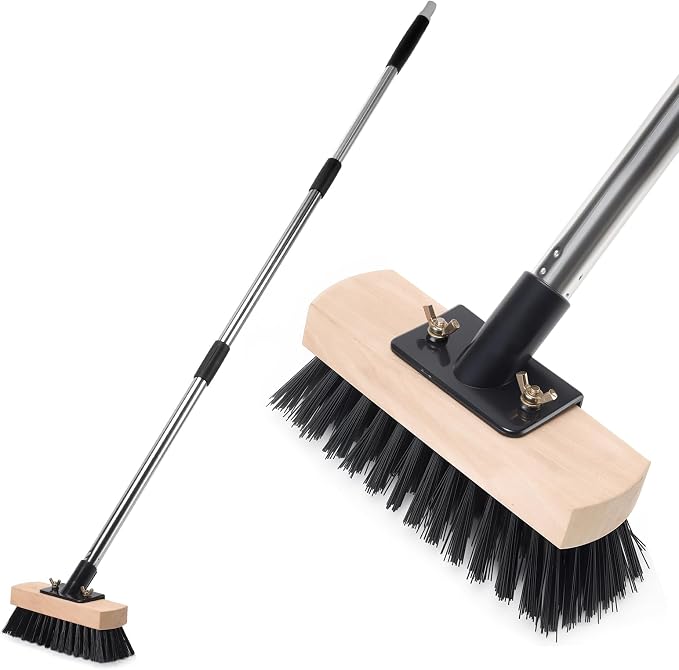 Heavy Duty Adjustable Push Broom by SEHOI