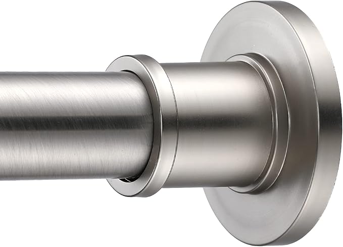BRIOFOX Industrial Shower Curtain Rod by BRIOFOX