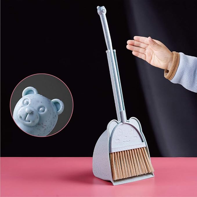 Mini Broom with Dustpan for Kids, Little Housekeeping Helper Set - Image 6