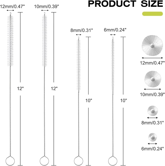 Reusable Straw Cleaner Brush Set - Image 2