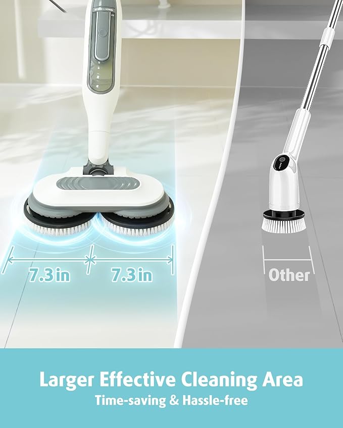 AIR U+ Newly Upgraded Steam Mop Replacement Brush Pads - Image 4