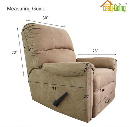 Easy-Going Recliner Chair Slipcover Reversible Sofa Cover Water Resistant Couch Cover Furniture Protector with Elastic Straps for Pets Dog (Recliner 22 inch, Light Gray/Light Gray)