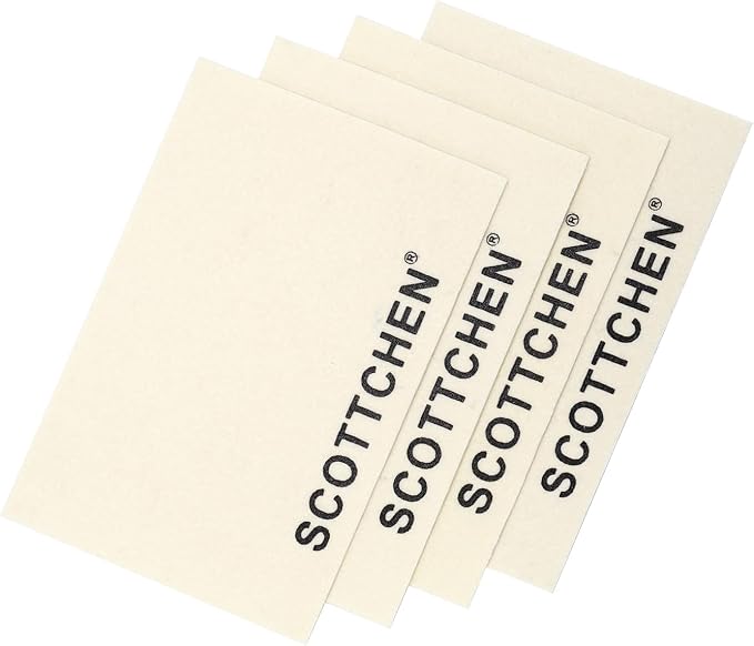 SCOTTCHEN 4Pcs Wool Cloths for Buffing, Polishing and Lapping, and Metalworking by SCOTTCHEN