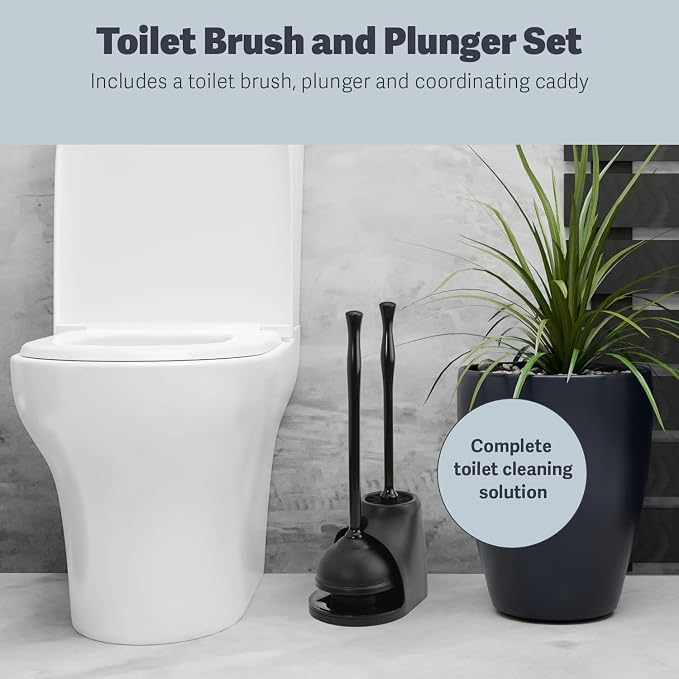 Casabella Bowl Brush & Plunger Combo - Image 2