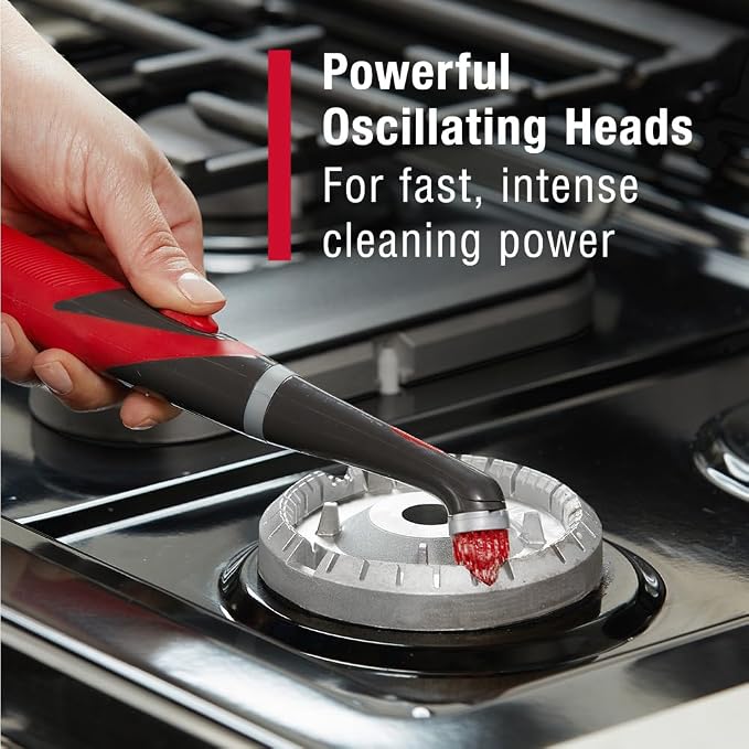 Rubbermaid Reveal Power Scrubber 5-Piece Kit, Cordless Electric Battery Powered - Image 4