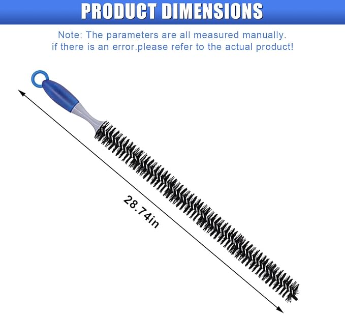 Long Handle Car Engine Cleaning Brush, Hard Bristle Automotive Wash Brushes - Image 2