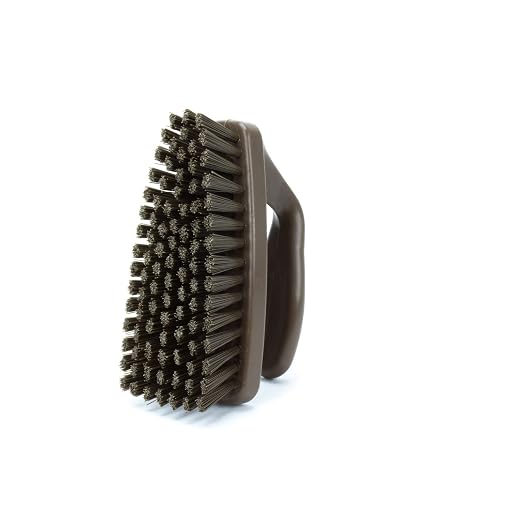 SPARTA Scrub Brush with Iron Shaped Handle and Stiff Bristles, Heavy Duty by SPARTA
