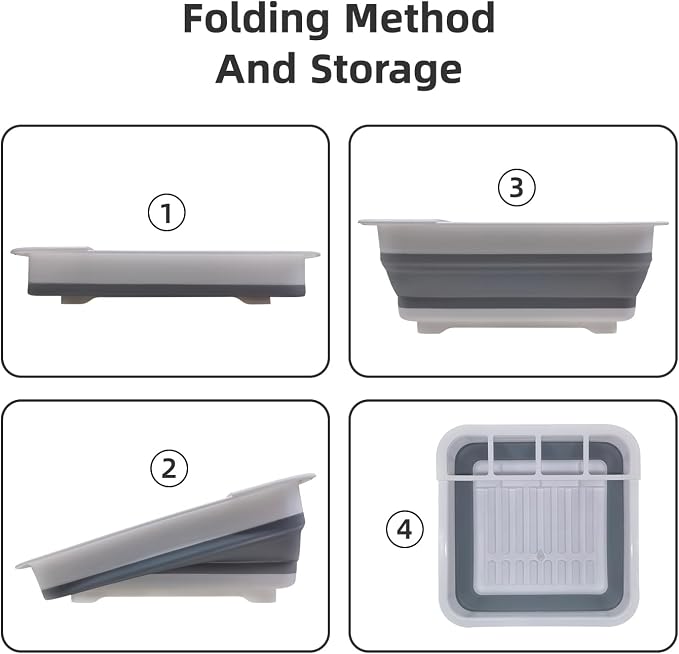 THANSTAR Collapsible Dish Drying Rack - Image 5