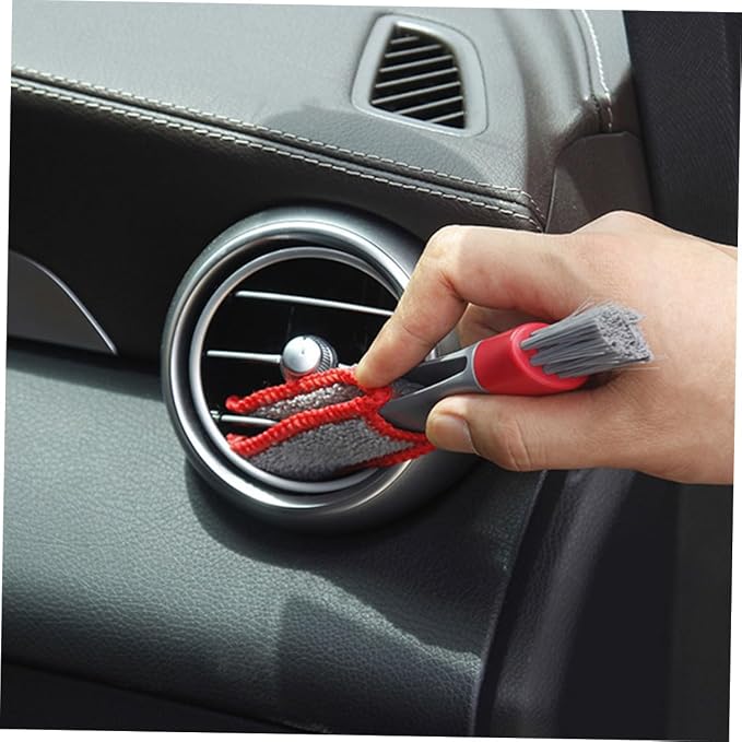 4pcs Car Air Vent Cleaning Brushes Dual-Head Dust Dusters - Image 5