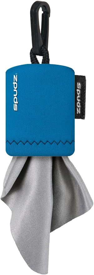 SPUDZ Ultra Microfiber Lens Cleaner – Closable Pouch, Washable – by ALPINEINNOVATIONS