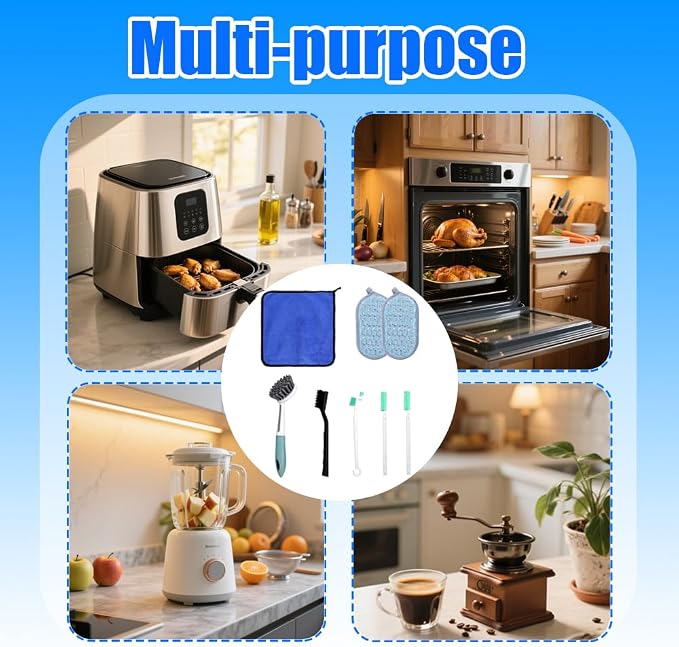 Air Fryer Cleaning Tools Set, Airfryer Cleaner Brush, Air Fryer Accessories（8 - Image 7