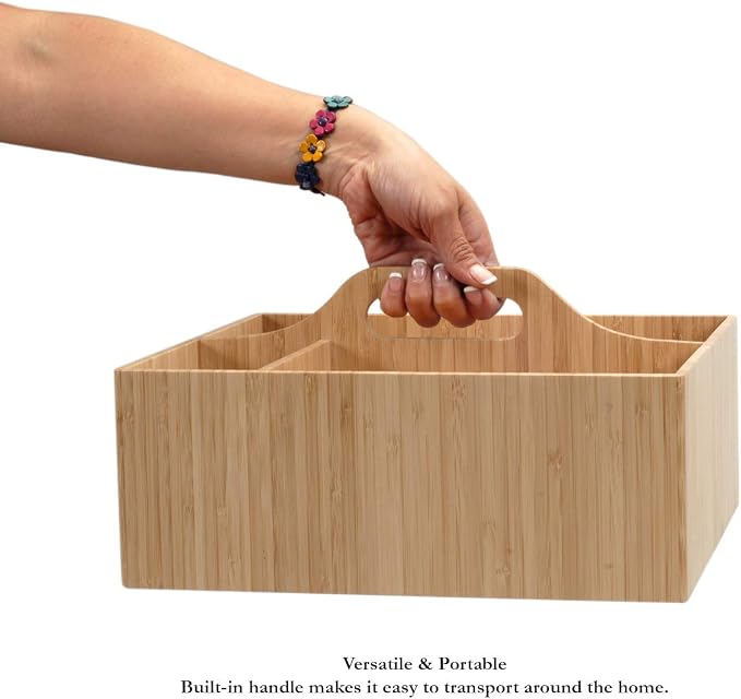 MobileVision Bamboo Multi-Purpose Caddy - Image 4