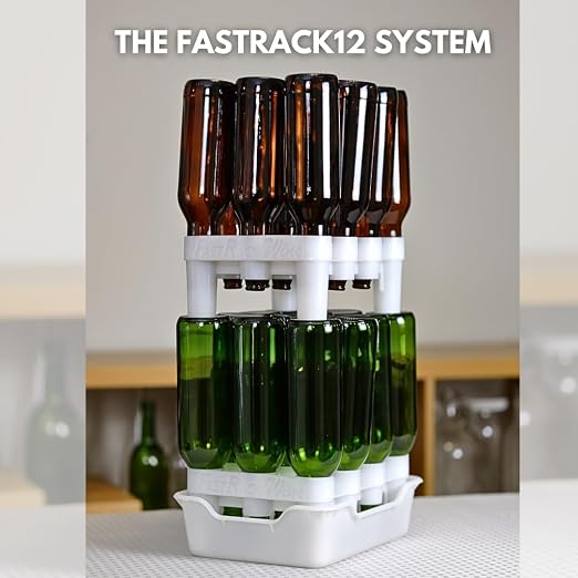 FASTFERMENT - 12-Bottle Drying Rack & Tray| Bottle Drying Tree Alternative | - Image 8