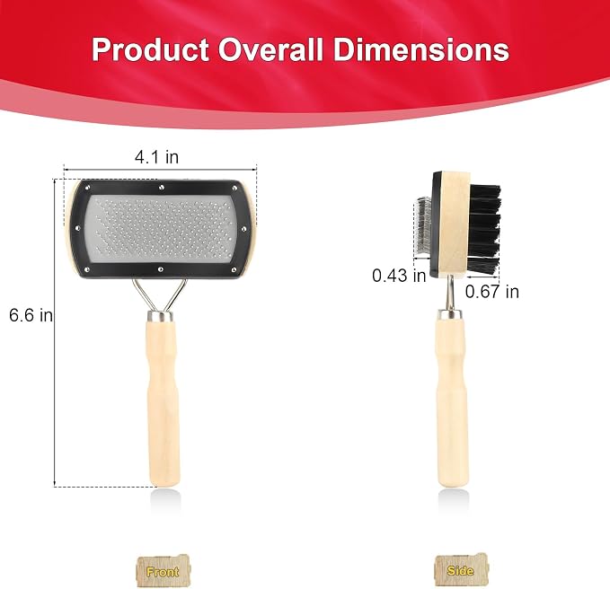 Coil Cleaner Brush for AC, Double Sided Air Conditioner Coil Cleaning Brush for - Image 7