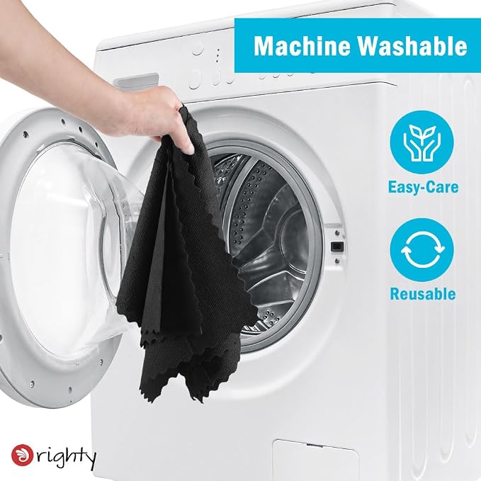 Orighty Black Microfiber Cleaning Cloth, 100 Pack Highly Absorbent Cleaning - Image 6