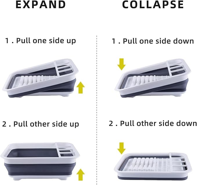THANSTAR Collapsible Dish Drying Rack - Image 2
