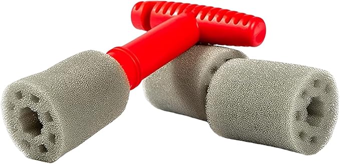 AICEL Car Wheel Detailing Brush, Removable Insert Lug Wash Nut Sponge Cleaner - Image 4