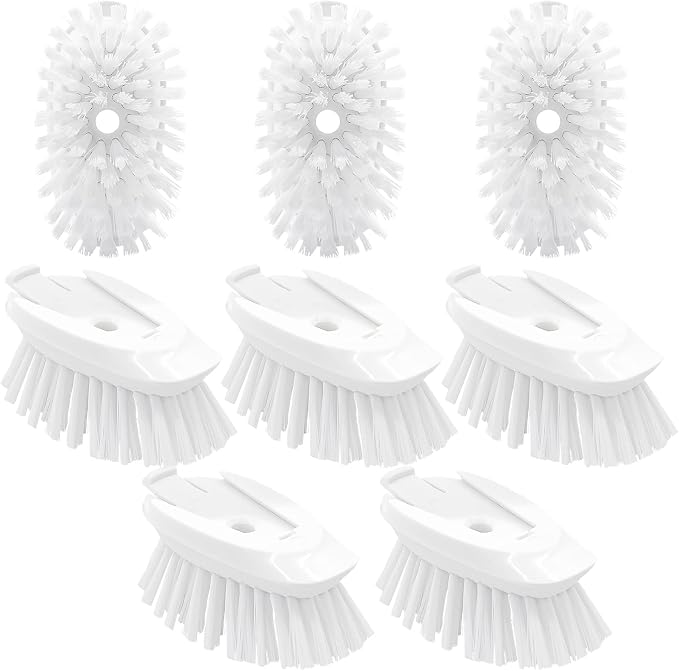 Dish Brush Refill, 8 Pack Soap Dispensing Dish Brush Refills, Dish Brush by pamrack