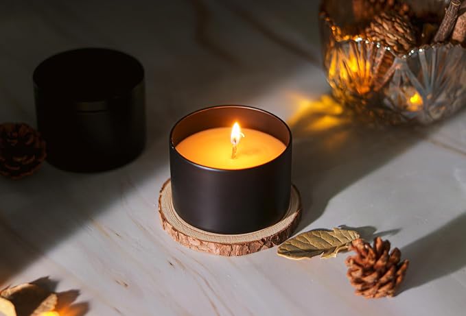 Aroparc Candle Tins 8oz with Lids, 24 Pack Seamless Candle Containers - Image 3