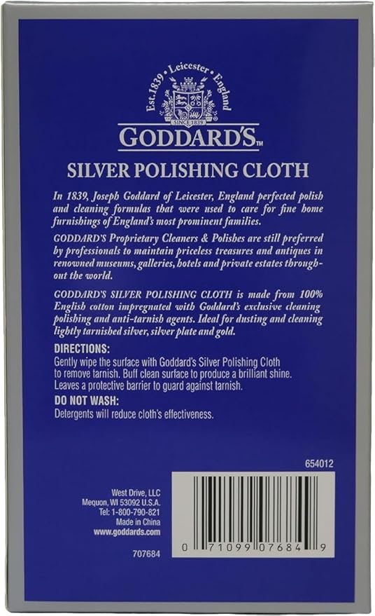 Goddard's Cotton Silver Polishing Cloth - Image 2