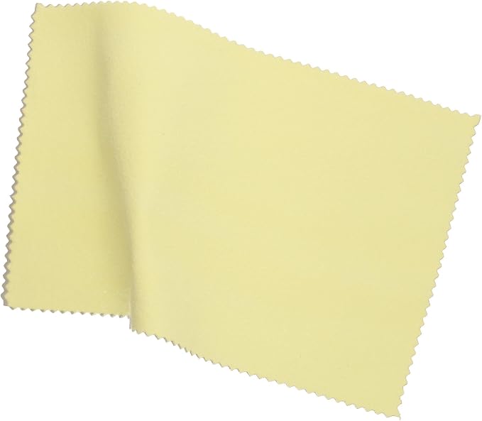 Sunshine Polishing Cloth 10 Pack – Soft Yellow Cloth Cleans Jewelry, Copper and by TheBeadsmith