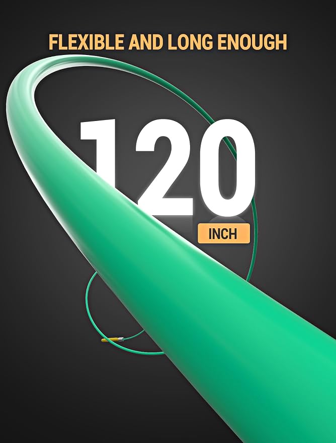 Auto Sunroof Cleaning Tool, 120 Inch Flexible Pipe Brush, Windshield Wiper - Image 4