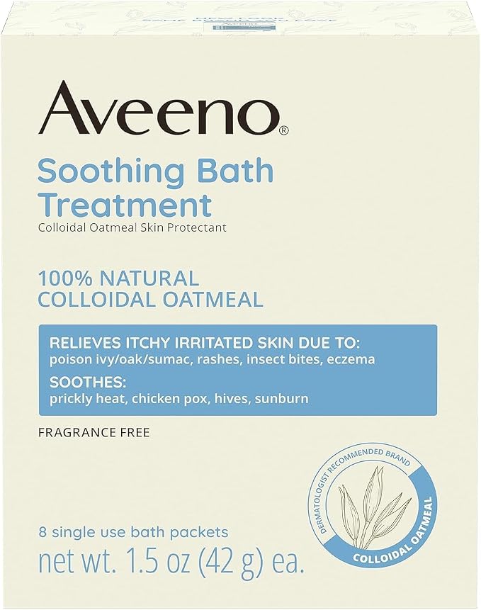 Aveeno Fragrance Free Soothing Bath Treatment, 100% Natural Colloidal Oatmeal - Image 6
