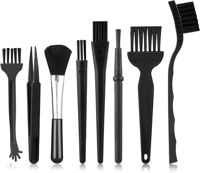 8 Pcs Mini Keyboard Cleaning Brushes Kit, Anti Static Electronic Dust Cleaning by Unknown