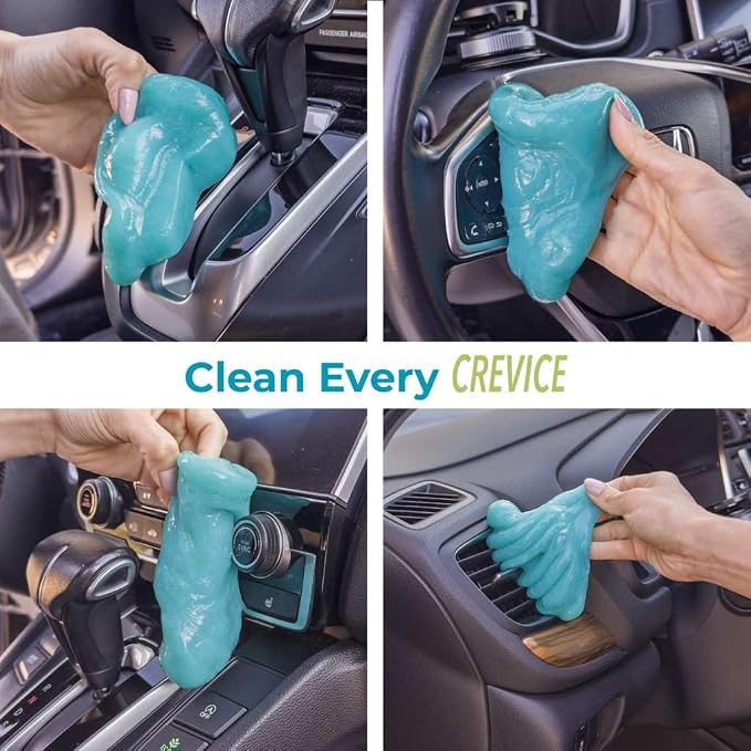 Magic Cleaning Gel Car Putty 2PCS – Car Interior Dust Cleaner - Image 7