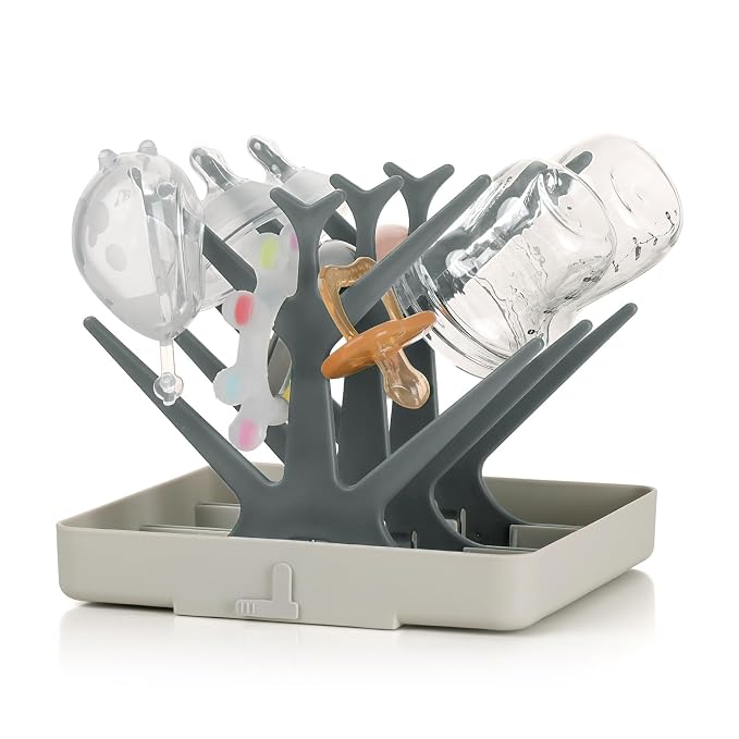 haakaa Baby Bottle Drying Rack, Space Saving Bottle Drying Tree by haakaa