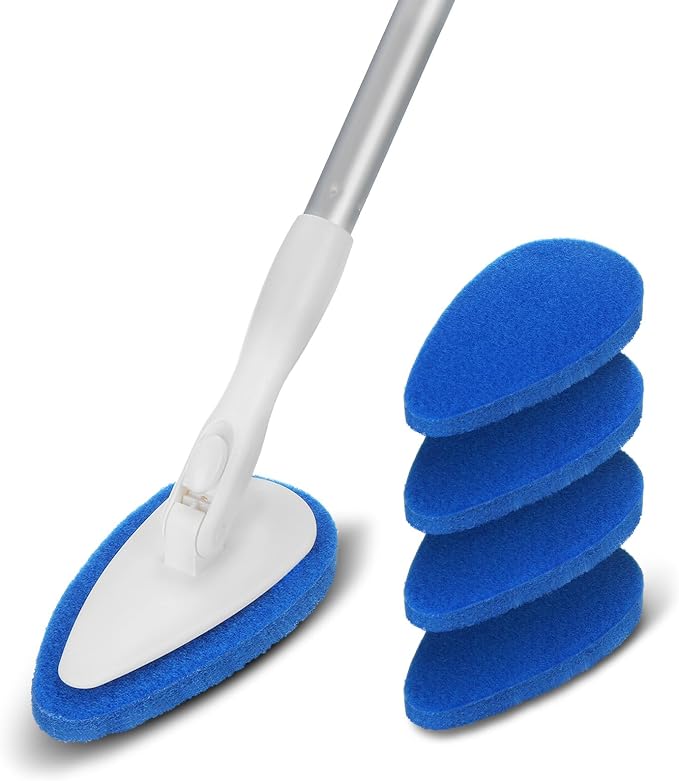 Qaestfy Shower Bathtub Tub Tile Scrubber Cleaning Brush by Qaestfy
