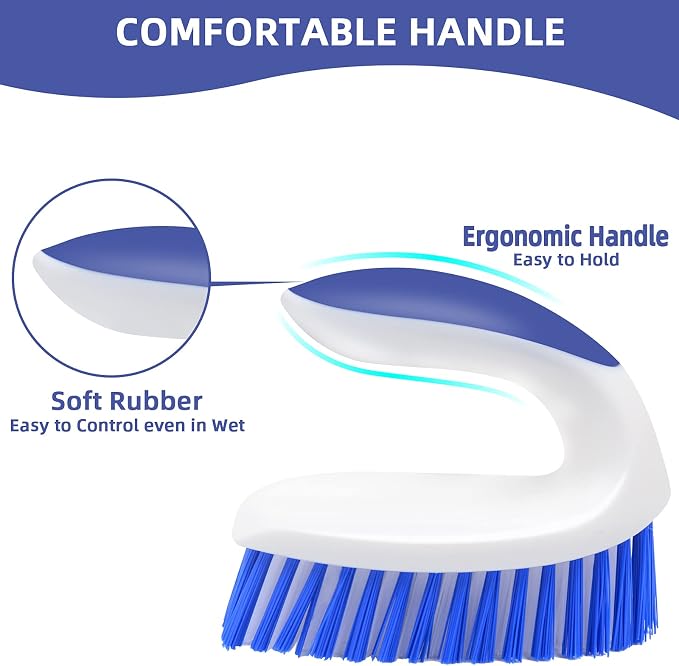 BITOPE 2 Pack Deep Cleaning Brush Set, Scrub Brush - Image 4