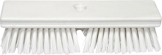 SPARTA Plastic Floor Scrub Brush, Brush Head Only, Deck Brush by SPARTA