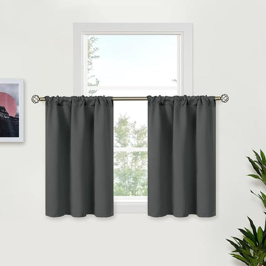 BGment Short Blackout Curtains 30 Inches Length by BGment