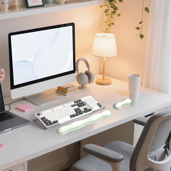 Clear Gel Wrist Rest for Keyboard and Mouse Soft Comfortable Wrist Support for - Image 6
