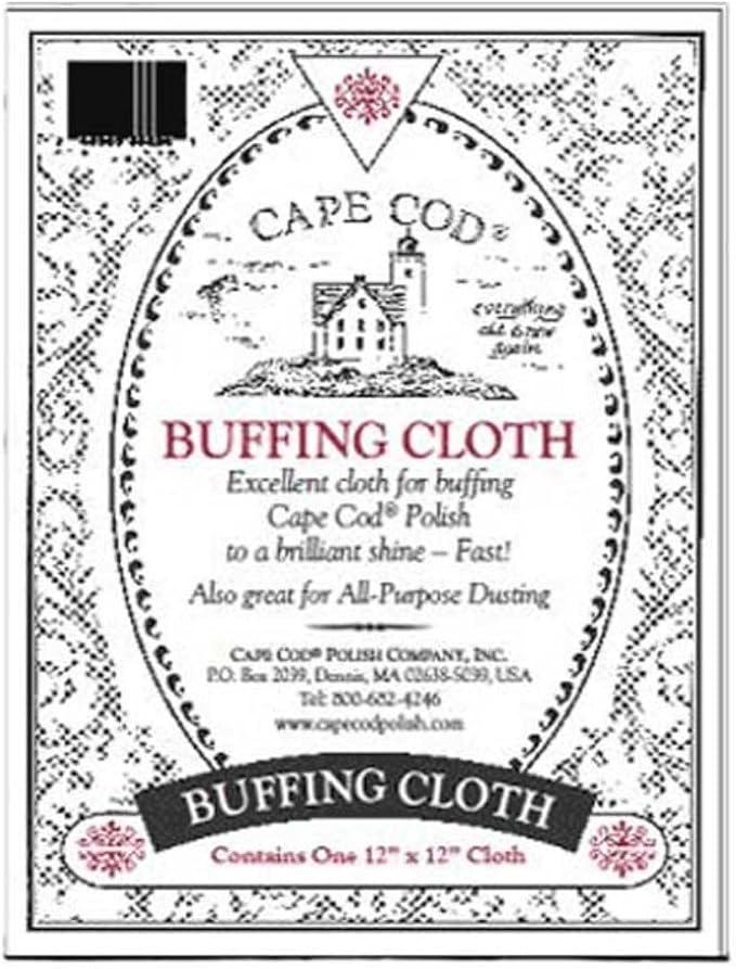 Cape Cod 12x12 Inch Buffing Cloth. Excellent Cloth - Image 2