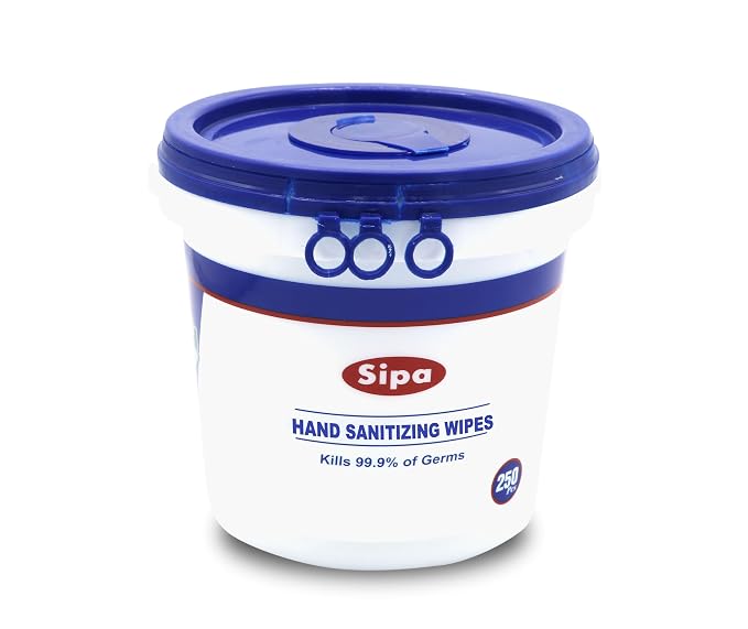 SIPA Hand Sanitizing Wipes 250 WIPES/BUCKET will Refills - Image 3