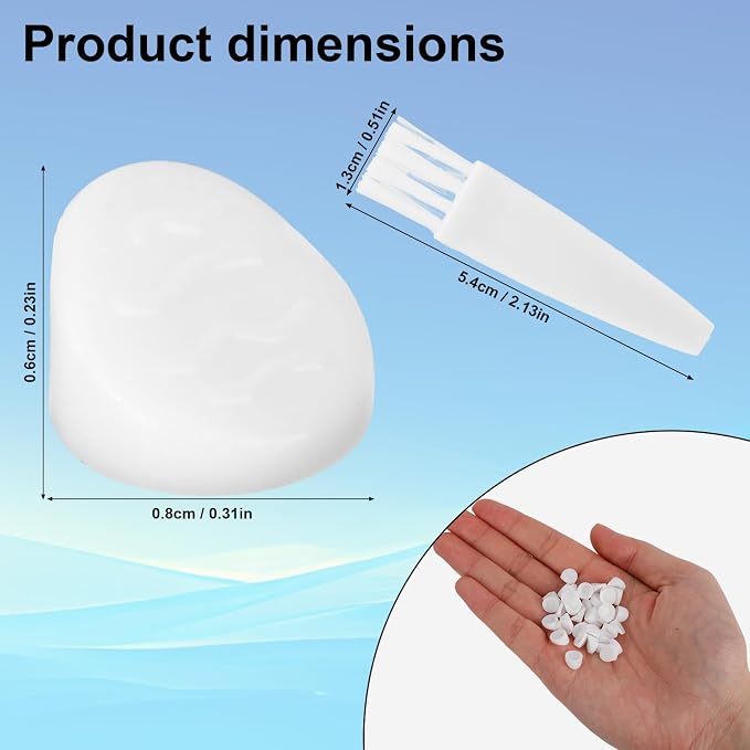 50pcs Entry Door Frame Plugs, 5/16" x 1/4" Diameter Door Window Screw Hole Plugs - Image 2