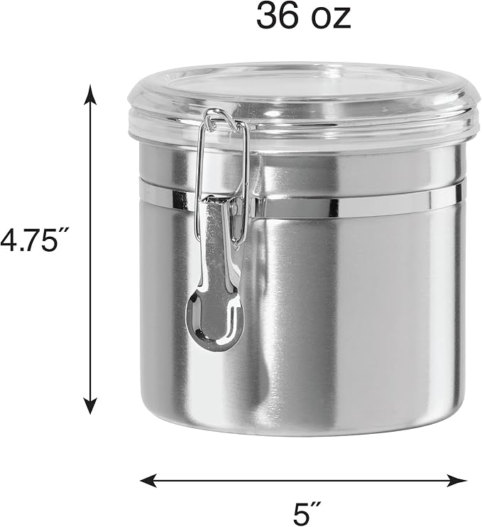 Oggi 36-Ounce Stainless Steel Canister - Image 5