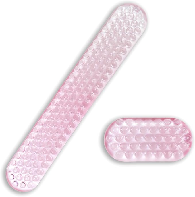 Ergonomic Gel Keyboard and Mouse Wrist Rest Set – Light Pink Wrist Rest by Sumgsn