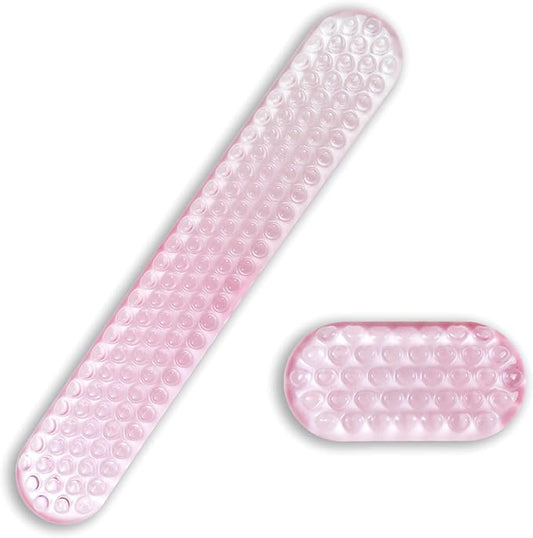Ergonomic Gel Keyboard and Mouse Wrist Rest Set – Light Pink Wrist Rest by Sumgsn