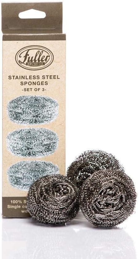 Fuller Brush Stainless Steel Scrubbing Sponges – 1-Pack – Heavy Duty Kitchen - Image 3
