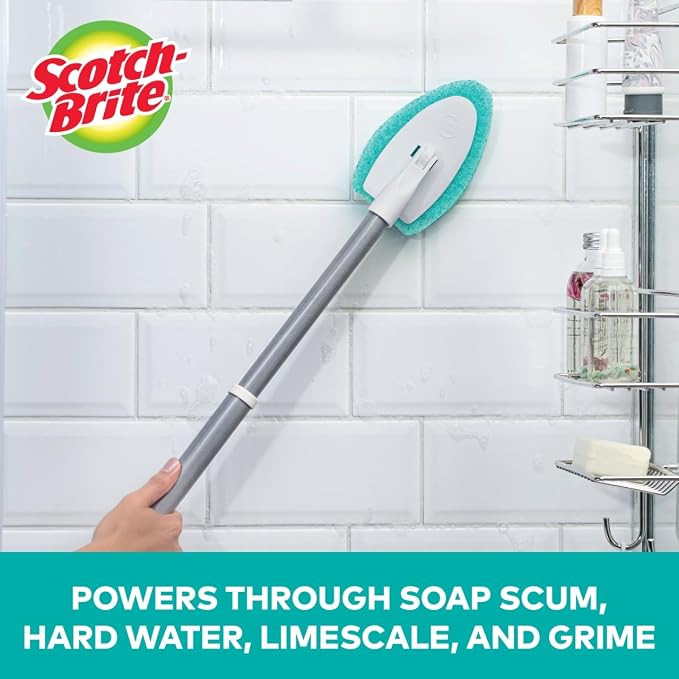 Scotch-Brite Non-Scratch Tub & Tile Scrubber Refill Pads - Image 3