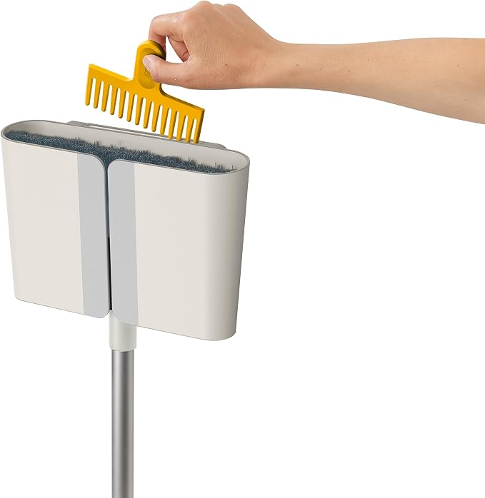 Joseph Joseph CleanTech Wall-Mounted, Adjustable Long Handle Broom Sweeper - Image 2