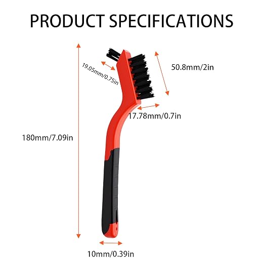 6 Pack Nylon Cleaning Brushes Set – Non-Scratch Bristles - Image 2