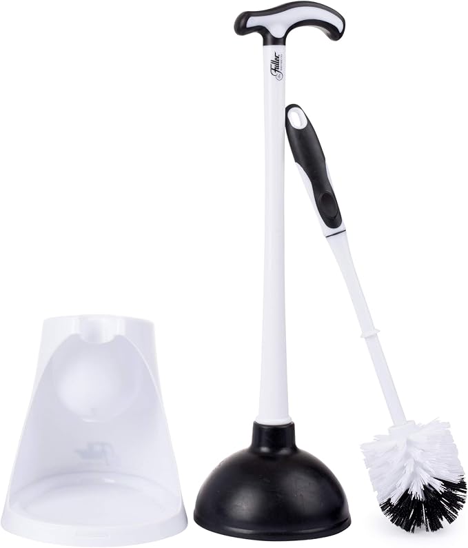 Fuller Brush Bowl Brush & Plunger in Caddy Set– 16-Inch Long Handle Brush – - Image 2
